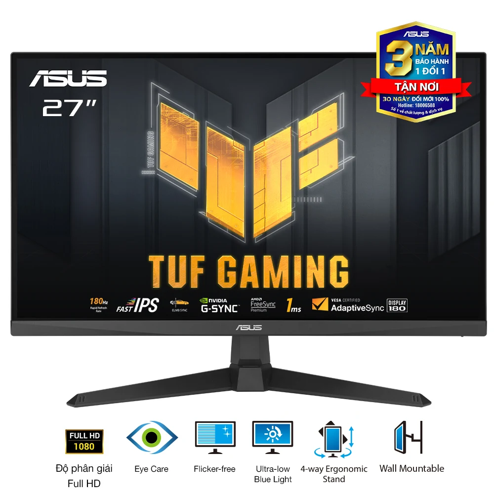 Màn hình Asus TUF GAMING VG279QM5F - 27 inch - FHD - Fast IPS - 260HZ - New