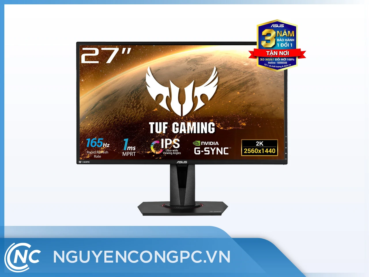Màn hình Asus TUF GAMING VG27AQ - 27 inch - QHD - IPS - 165HZ - New
