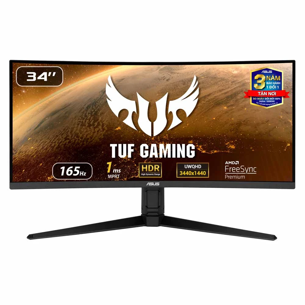 Màn hình Asus TUF GAMING VG34VQL1B - 34 inch - WQHD - VA Cong - 165HZ - New