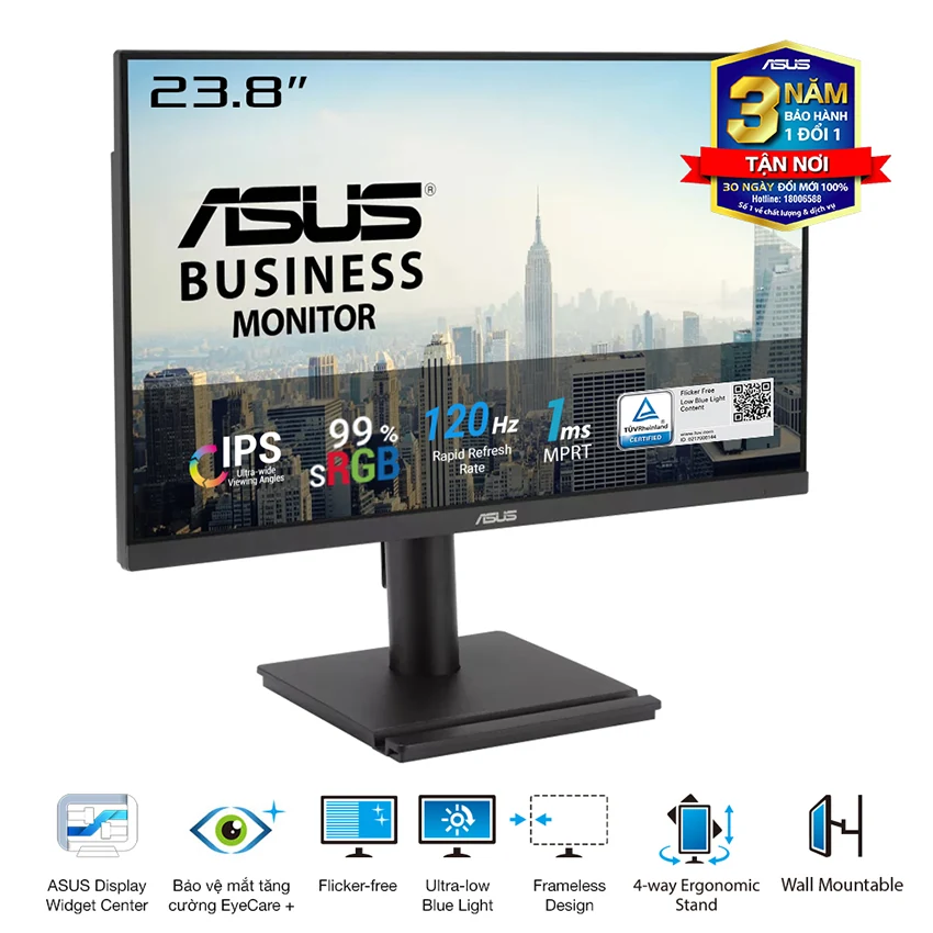 Màn hình Asus VA249QGS - 23,8 inch - FHD - IPS - 120HZ - New