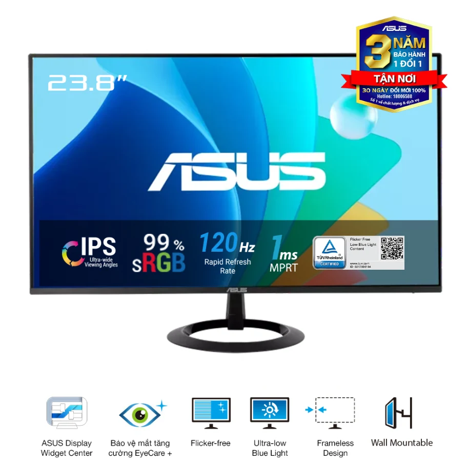 Màn hình Asus VZ249HG - 23,8 inch - FHD - IPS - 120HZ - New