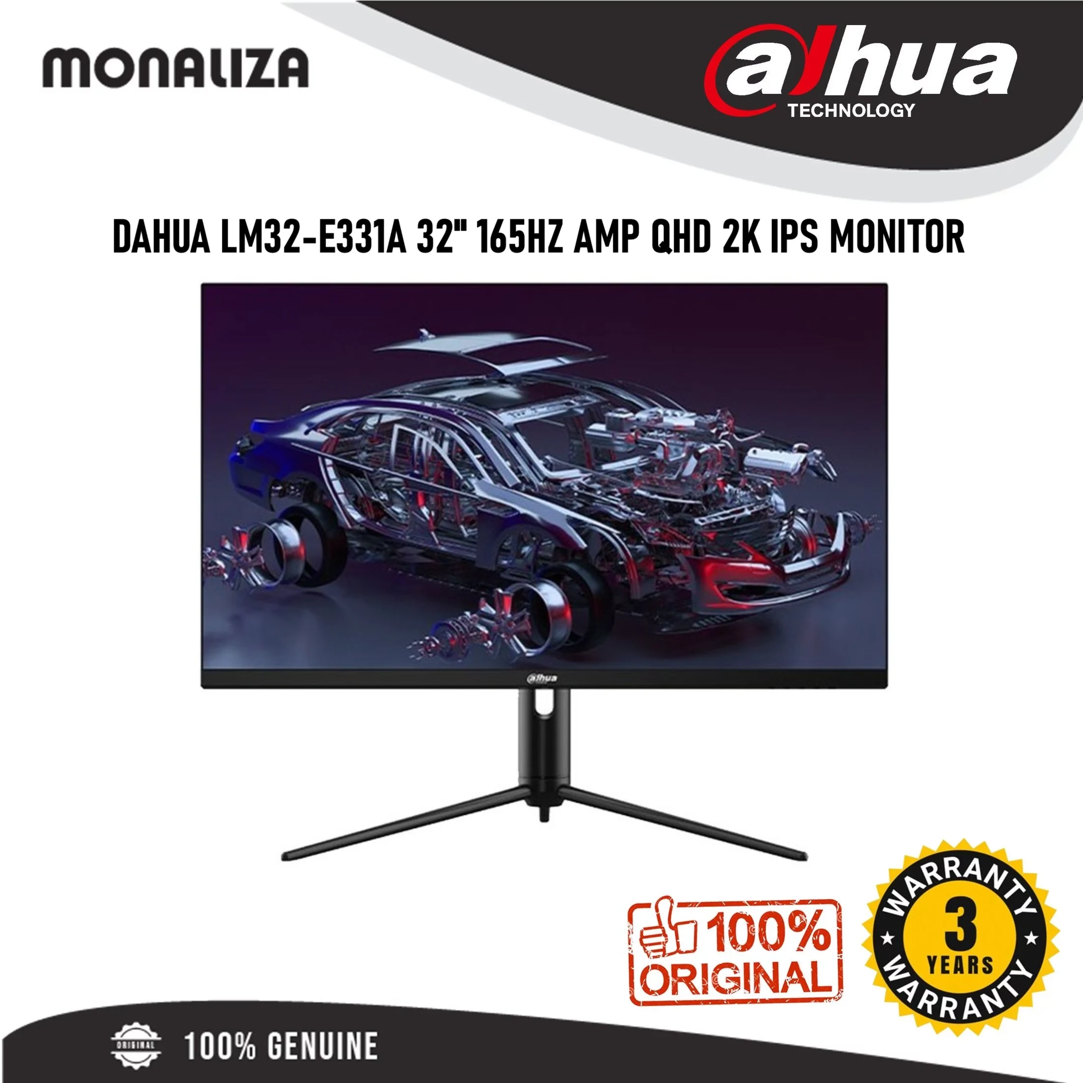 Màn hình Dahua DHI-LM32-E331A - 32 inch - QHD - IPS - 165HZ - New
