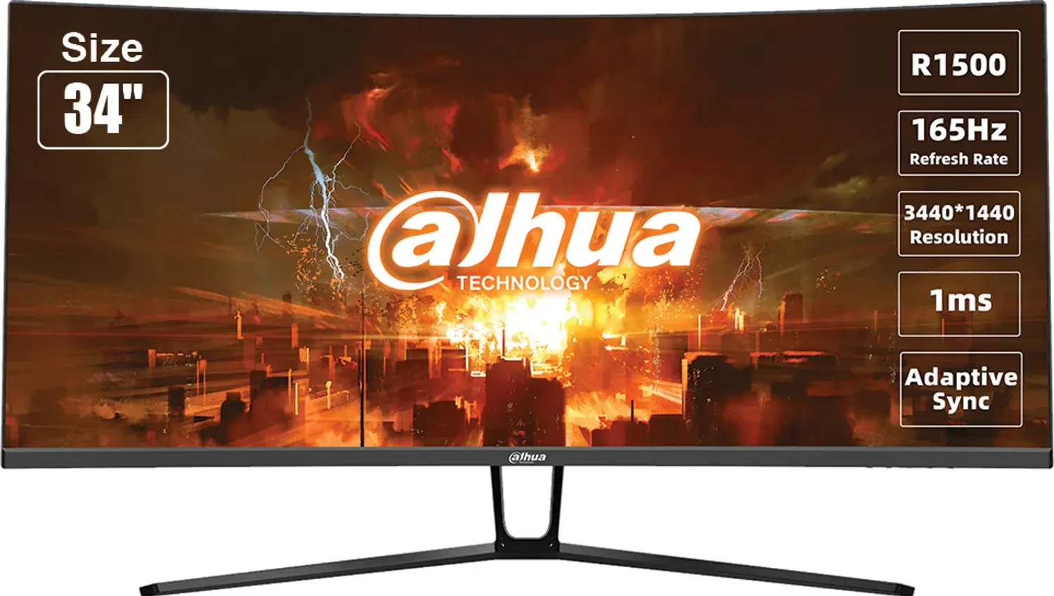 Màn hình Dahua DHI-LM34-E330C - 34 inch - WQHD - VA Cong - 180HZ - New