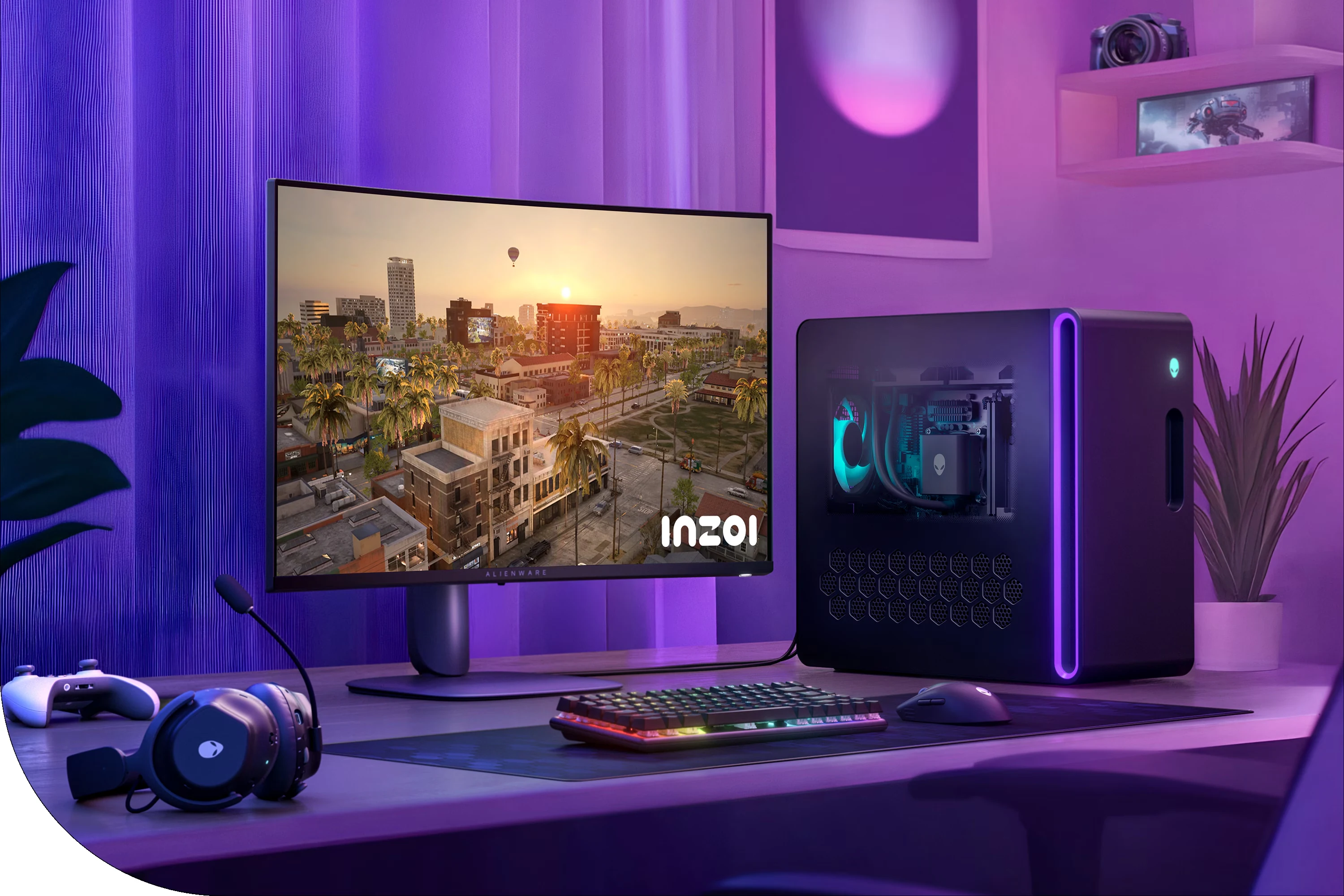 Màn Hình Dell Alienware AW3225DM - 31,5 inch - QHD - VA Curved - 180HZ - New