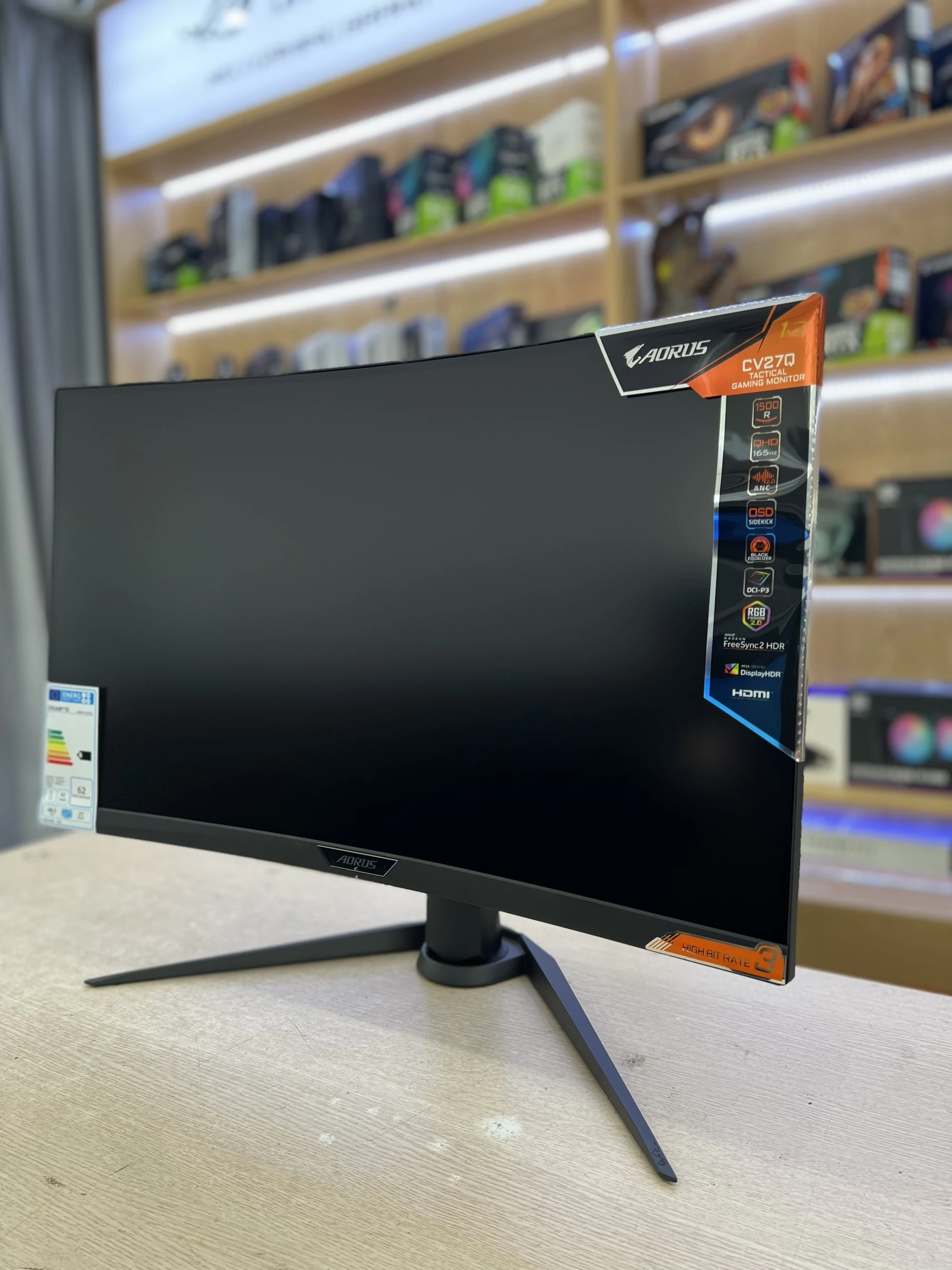 Màn hình Gigabyte AORUS CV27Q - 27 inch - QHD - VA Cong - 165HZ - New