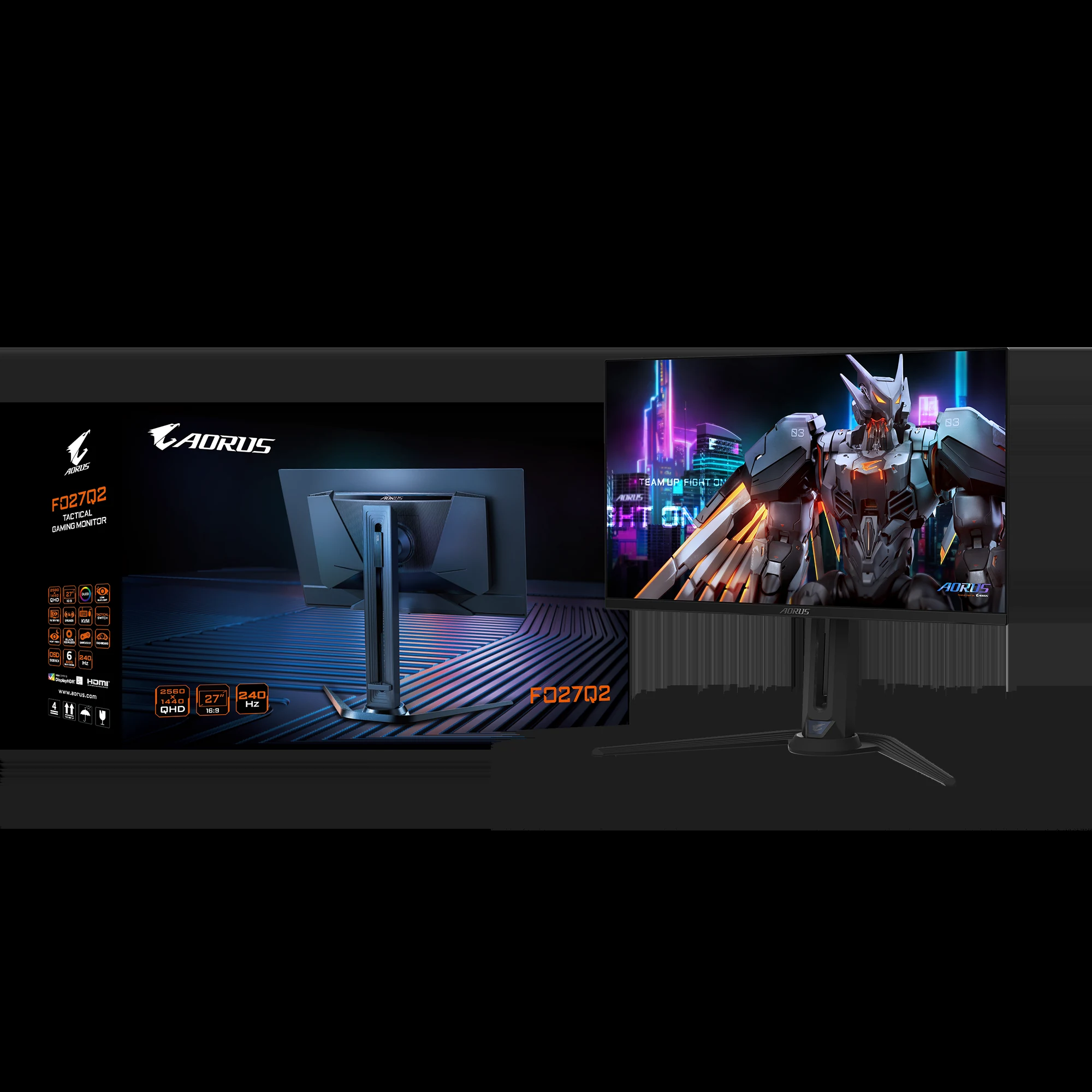 Màn hình Gigabyte AORUS FO27Q2 - 27 inch - QHD - QD-OLED - 240HZ - New
