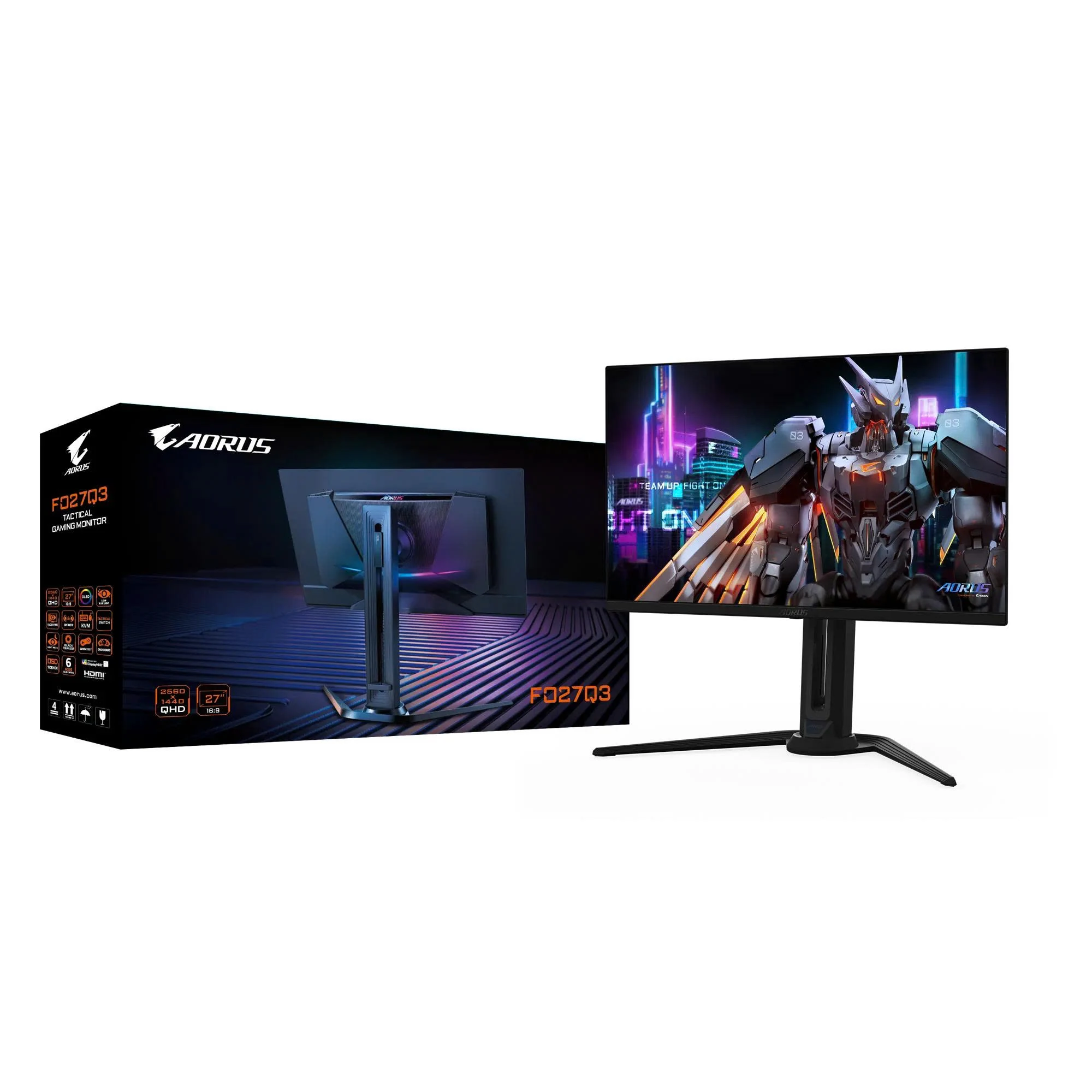 Màn hình Gigabyte AORUS FO27Q3 - 27 inch - QHD - QD-OLED - 360HZ - New