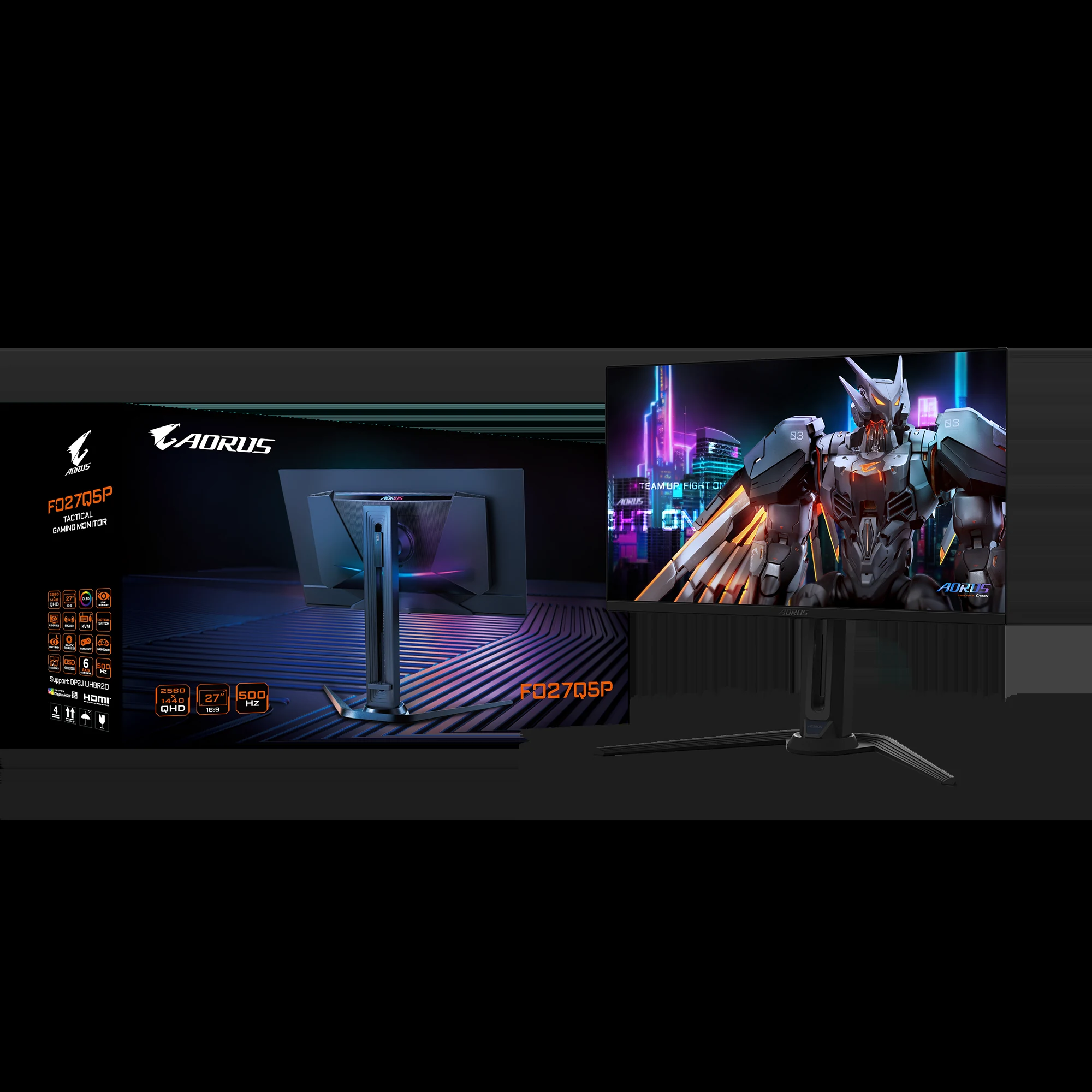 Màn hình Gigabyte AORUS FO27Q5P - 27 inch - QHD - QD-OLED - 500HZ - New