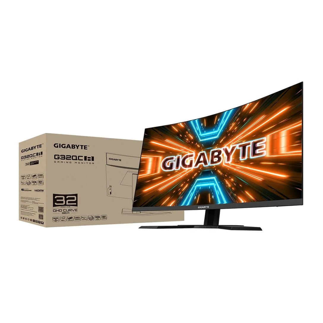 Màn hình Gigabyte G32QC - 31,5 inch - QHD - VA Cong - 165HZ - New