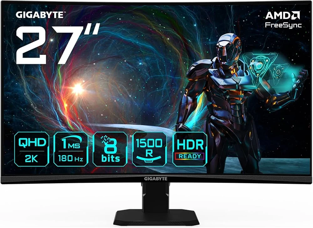 Màn hình Gigabyte GS27QCA - 27 inch - QHD - VA Cong - 180HZ - New