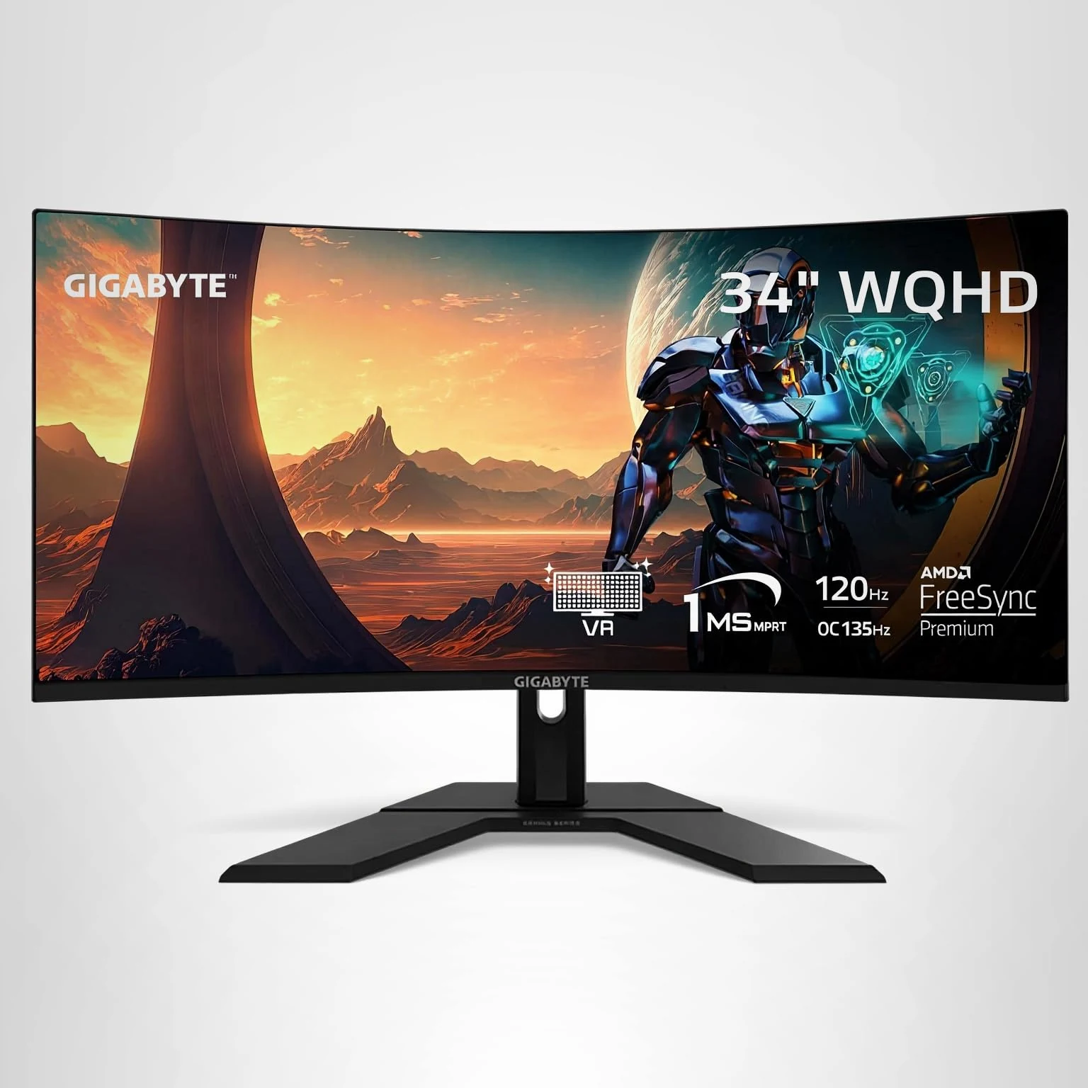 Màn hình Gigabyte GS34WQC - 34 inch - WQHD - VA Cong - 120HZ - New