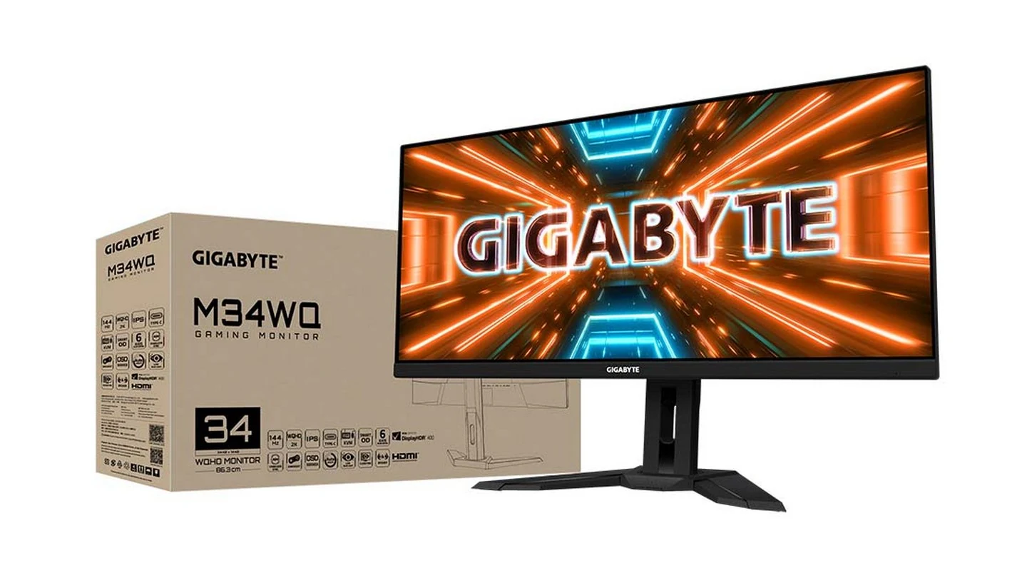 Màn hình Gigabyte M34WQ - 34 inch - WQHD - IPS - 144HZ - New