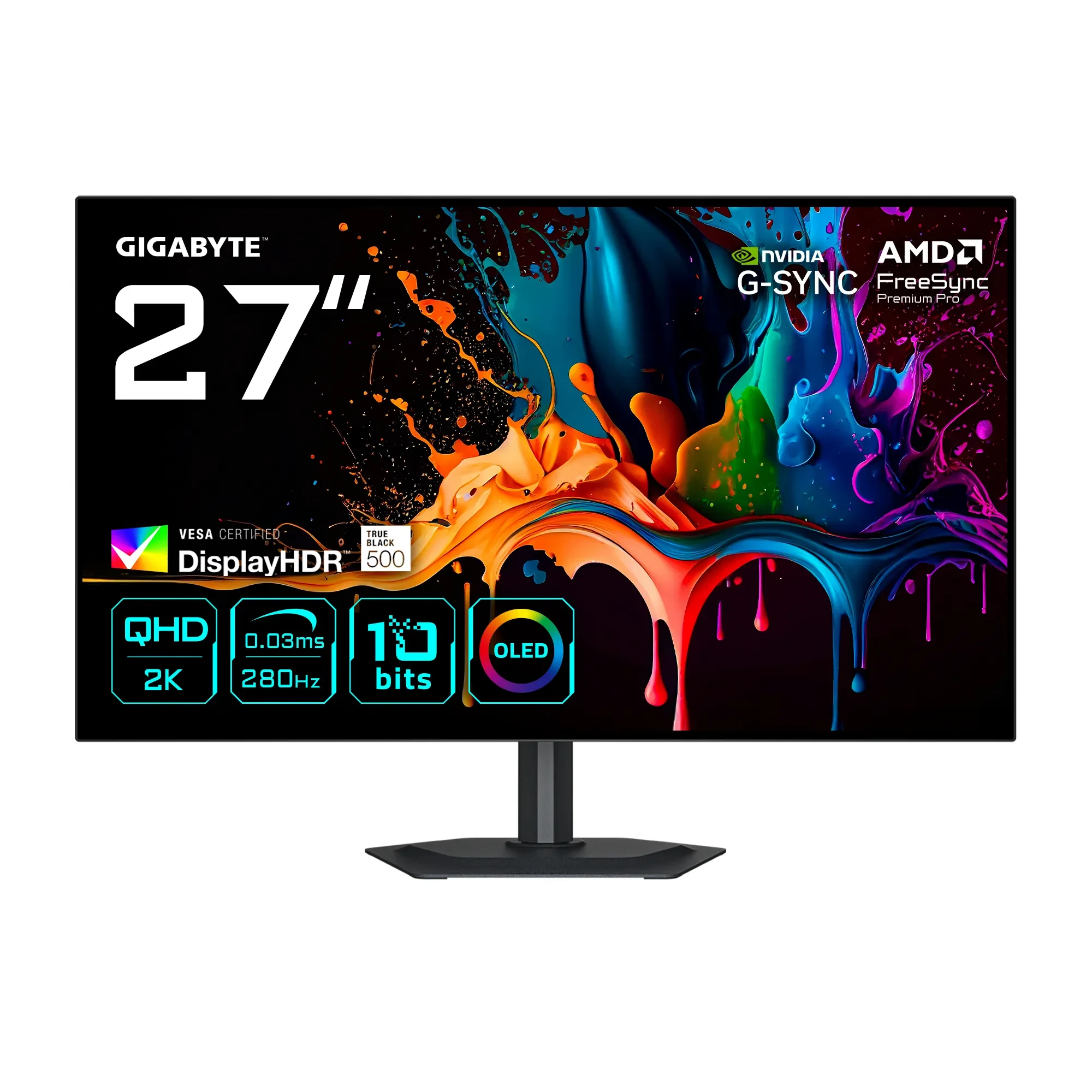 Màn hình Gigabyte MO27Q28G - 27 inch - QHD - WOLED - 280HZ - New