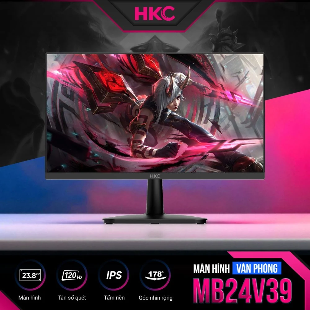 Màn hình HKC MB24V39 - 23,8 inch - FHD - IPS - 120HZ - New