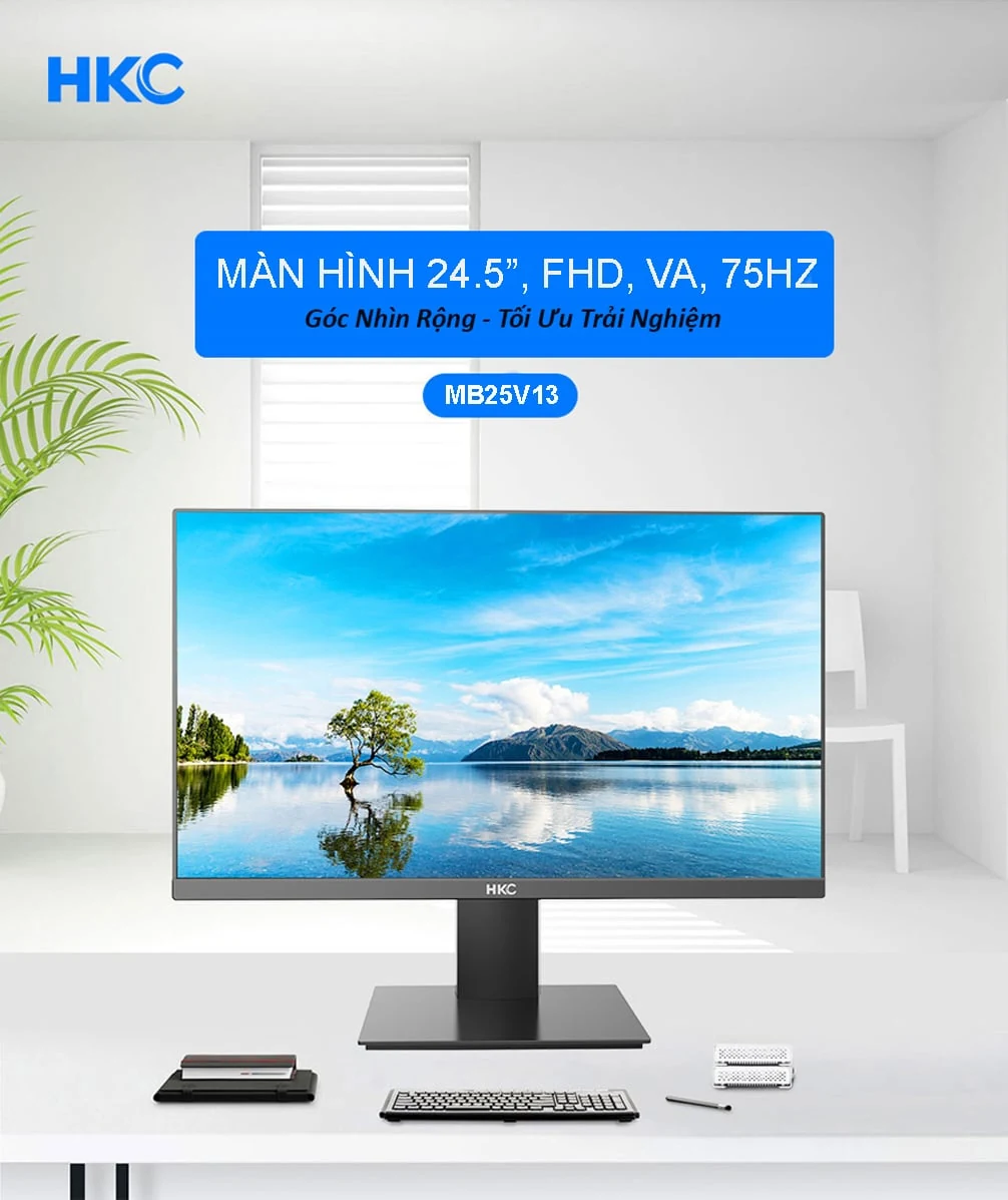 Màn hình HKC MB25V13 - 24,5 inch - FHD - VA - 75HZ - New