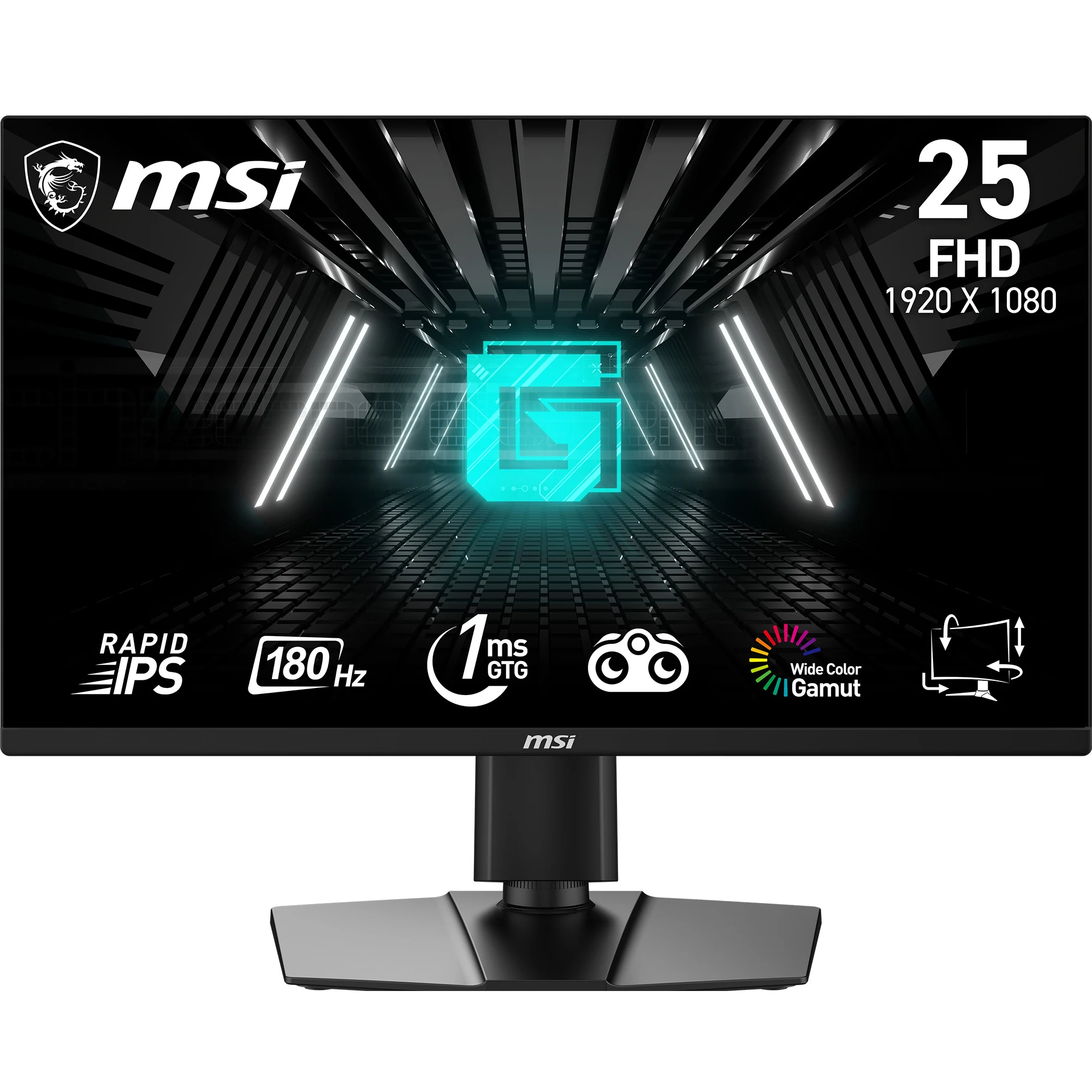 Màn hình MSI G255PF E2 - 24,5 inch - FHD - Rapid IPS - 180HZ - New