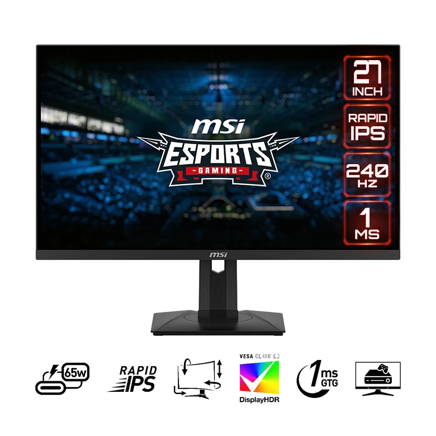 Màn hình MSI G274QPX - 27 inch - QHD - Rapid IPS - 240HZ - New