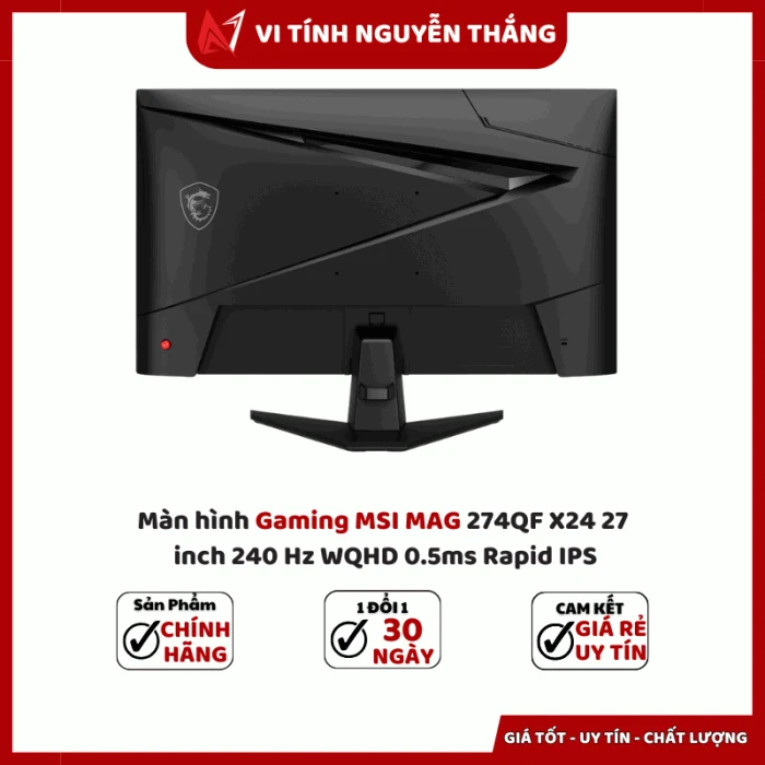 Màn hình MSI MAG 274QF X24 - 27 inch - QHD - Rapid IPS - 240HZ - New