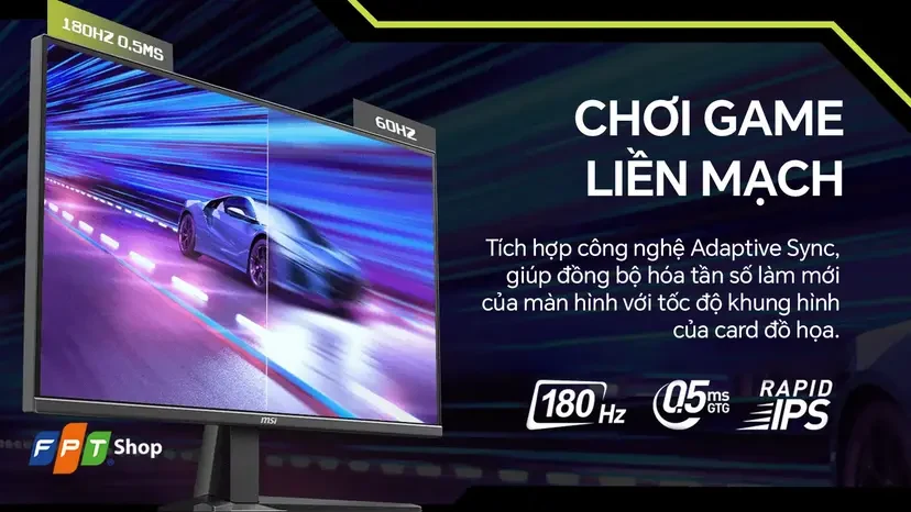 Màn hình MSI MAG 275QF - 27 inch - QHD - Rapid IPS - 180HZ - New