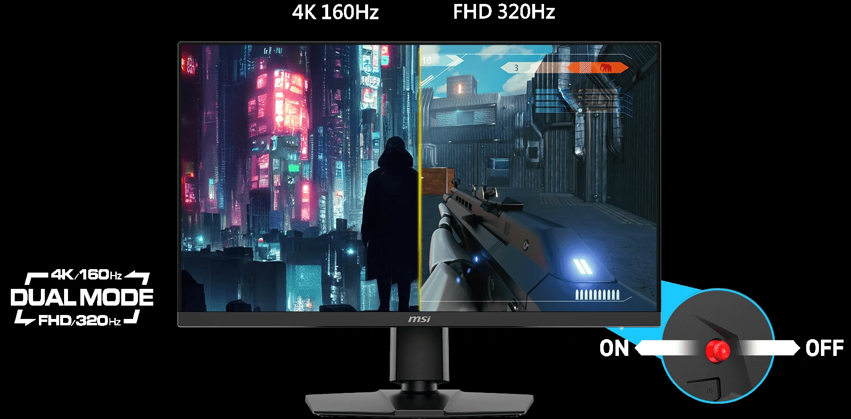 Màn hình MSI MAG 322URDF E16 - 31,5 inch - 4K UHD - Rapid IPS - 160HZ - New