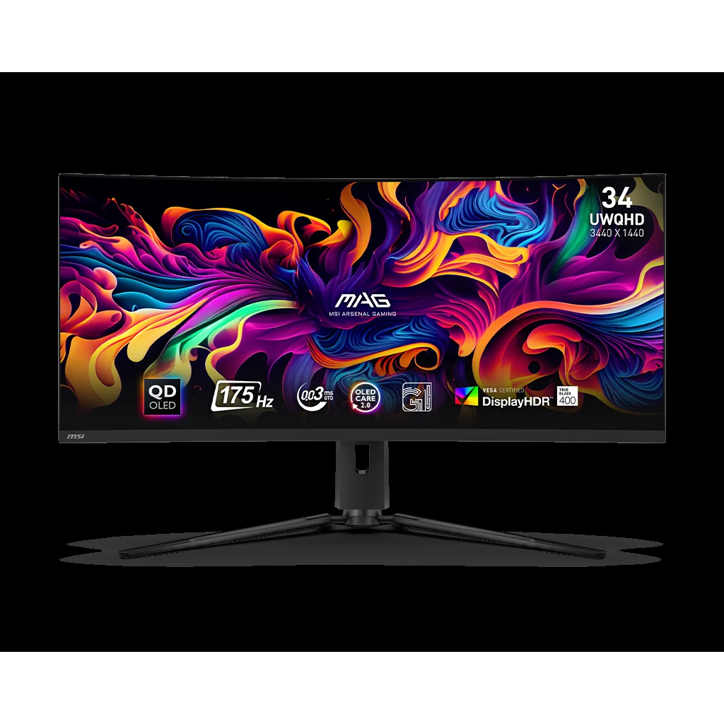 Màn hình MSI MAG 341CQP QD-OLED - 34 inch - UWQHD - QD-OLED Cong - 175HZ - New