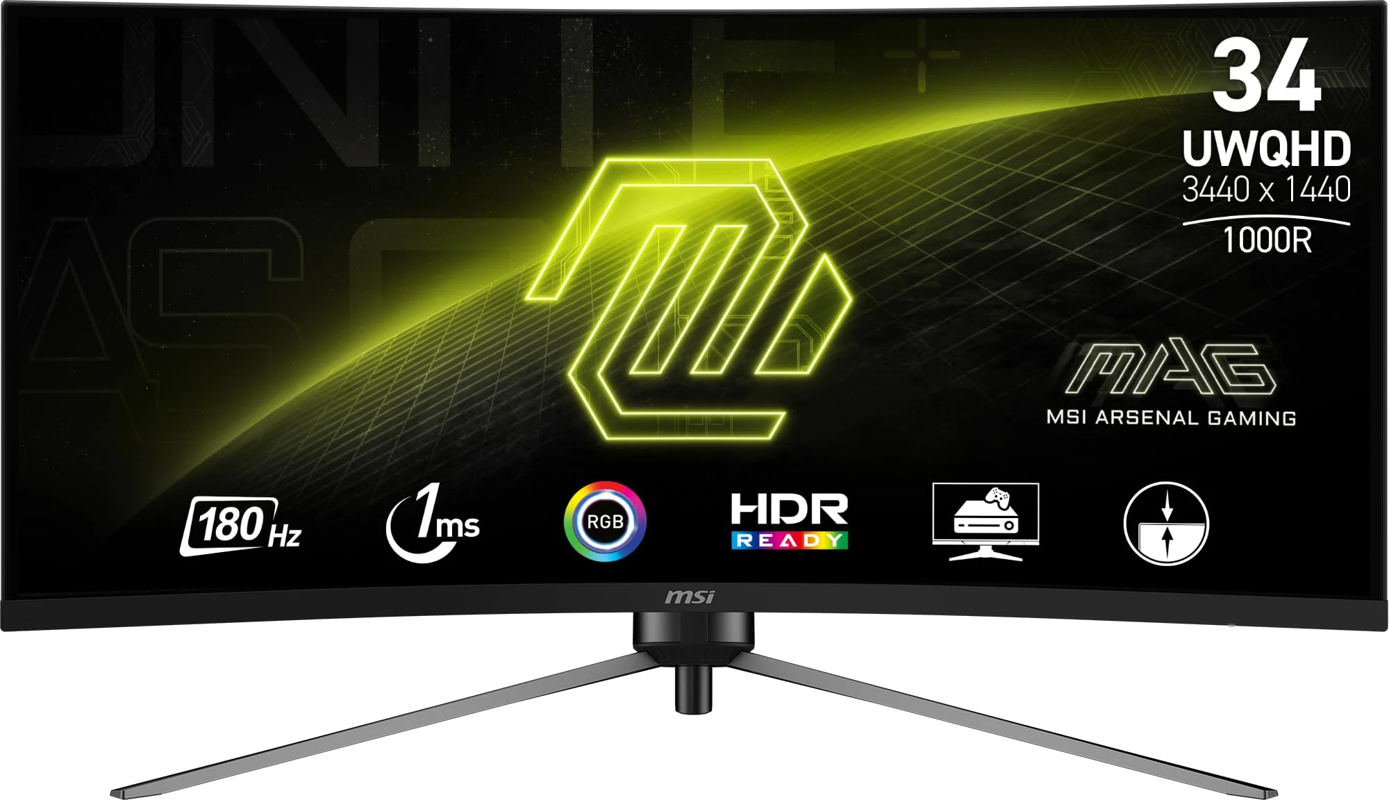 Màn hình MSI MAG 345CQR - 34 inch - UWQHD - VA Cong - 180HZ - New