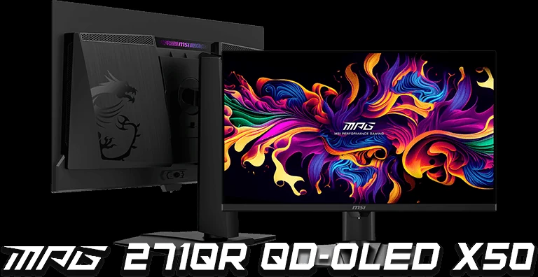 Màn hình MSI MPG 271QR QD-OLED X50 - 27 inch - QHD - QD-OLED - 500HZ - New