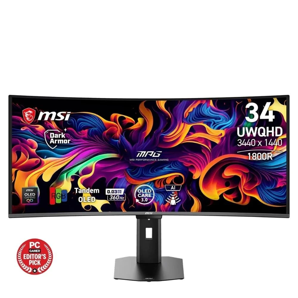 Màn hình MSI MPG 341CQR QD-OLED X36 - 34 inch - UWQHD - QD-OLED Cong - 360HZ - New