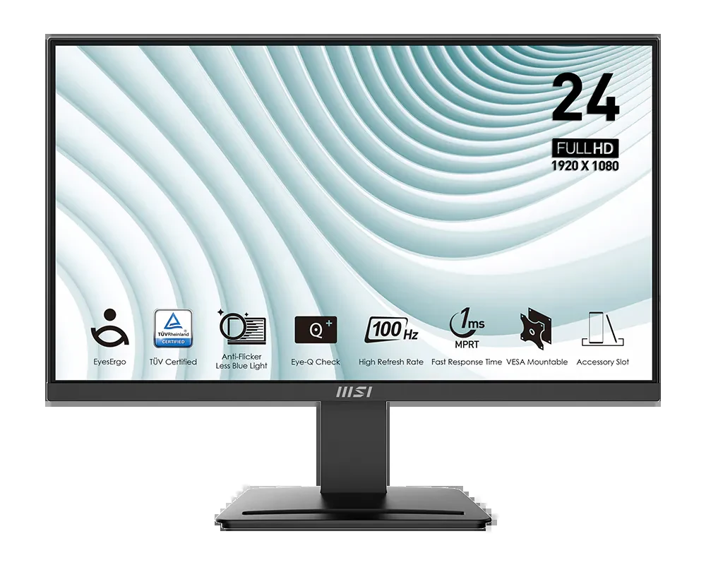 Màn hình MSI PRO MP2412 - 23,8 inch - FHD - IPS - 100HZ - New
