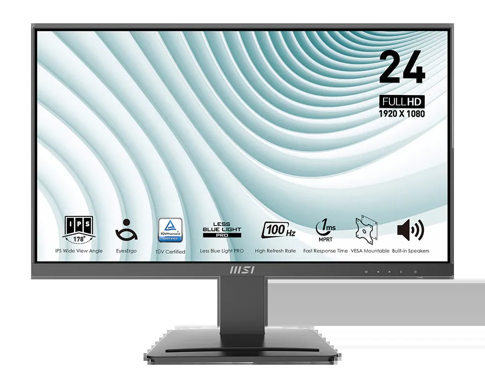 Màn hình MSI PRO MP243X - 23,8 inch - FHD - IPS - 100HZ - New