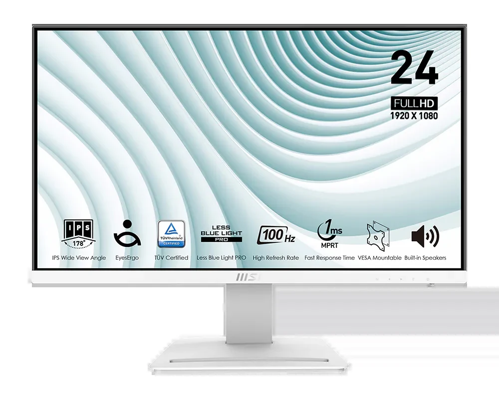 Màn hình MSI PRO MP243XW - 23,8 inch - FHD - IPS - 100HZ - New