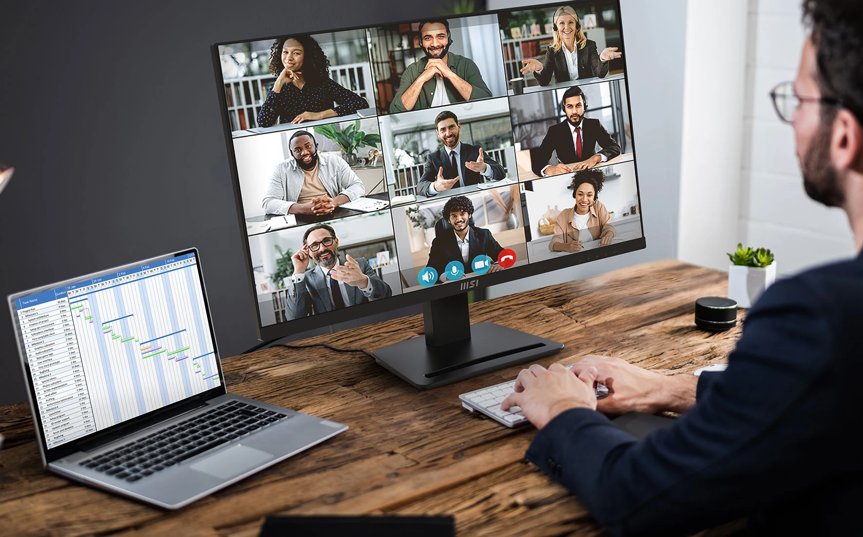 Màn hình MSI PRO MP273U - 27 inch - 4K UHD - IPS - 60HZ - New