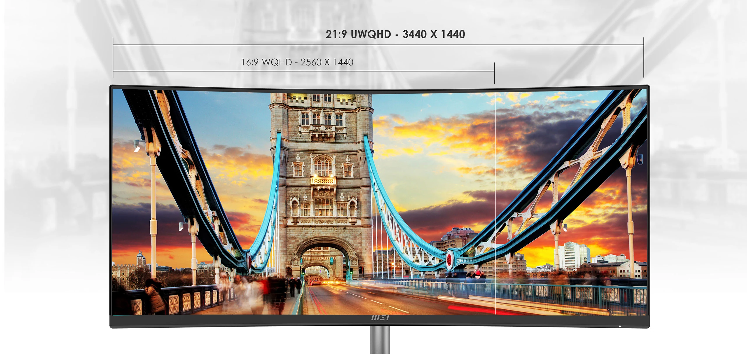 Màn hình MSI PRO MP341CQ - 34 inch - UWQHD - VA Cong - 100HZ - New