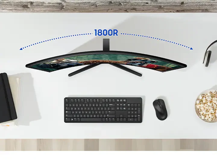 Màn Hình Samsung Essential S3 S36GD LS27D366GAEXXV - 27 inch - FHD - VA Cong - 100HZ - New