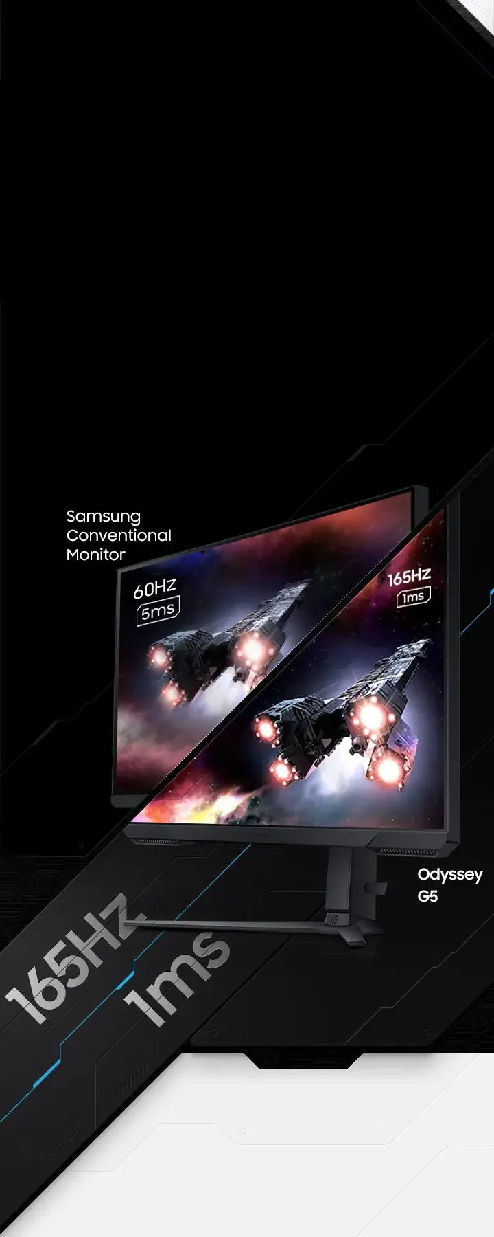 Màn Hình Samsung Odyssey G5 G51C LS32CG510EEXXV - 32 inch - QHD - VA - 165HZ - New