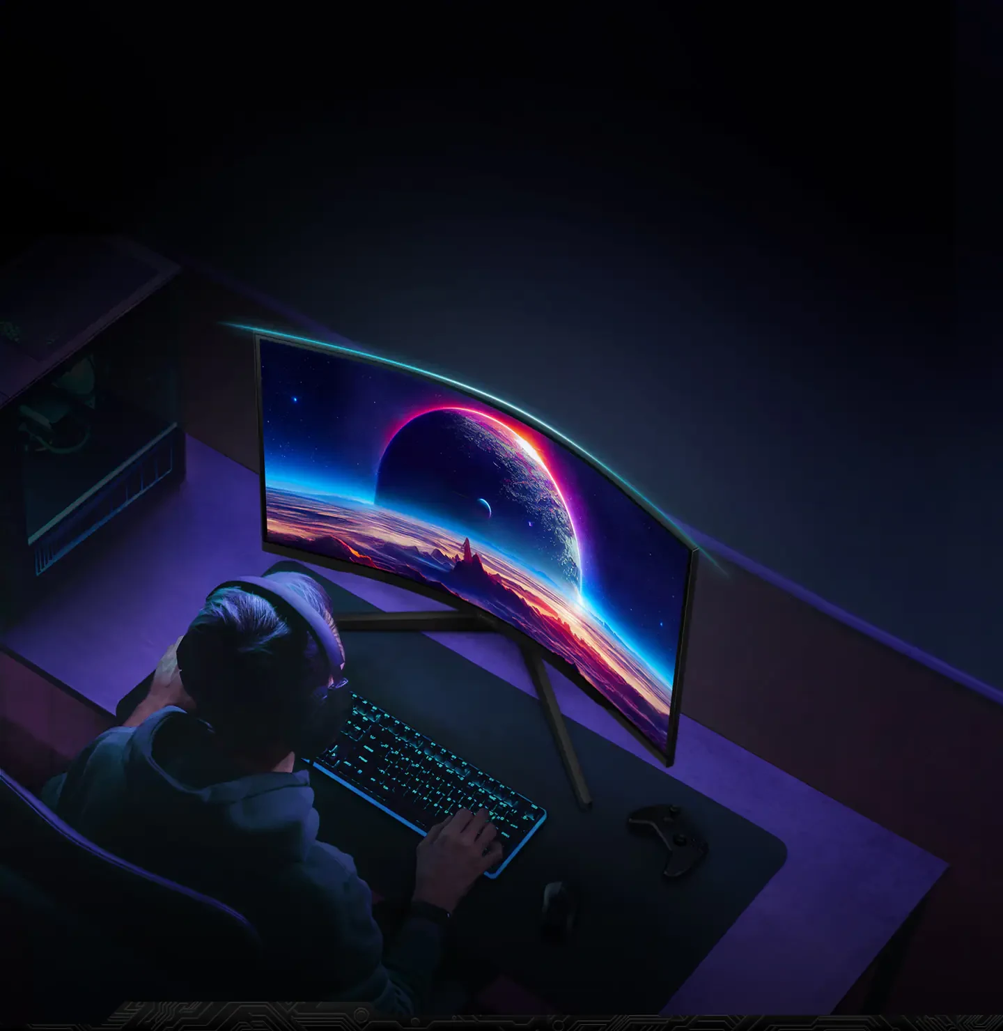 Màn Hình Samsung Odyssey G5 G55C LS27CG552EEXXV - 27 inch - QHD - VA Cong - 165HZ - New