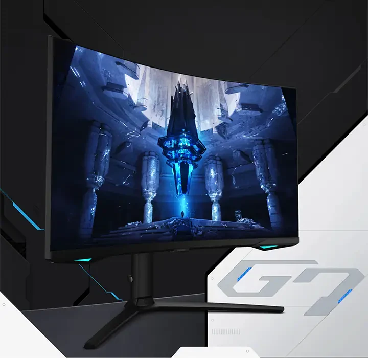 Màn Hình Samsung Odyssey Neo G7 G75NB LS32BG750NEXXV - 32 inch - 4K UHD - VA Mini LED Cong - 165HZ - New