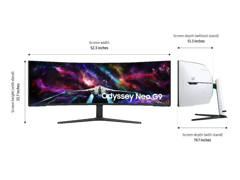 Màn Hình Samsung Odyssey Neo G9 G95NC LS57CG952NEXXV - 57 inch - DUHD - VA Mini LED Cong - 240HZ - New