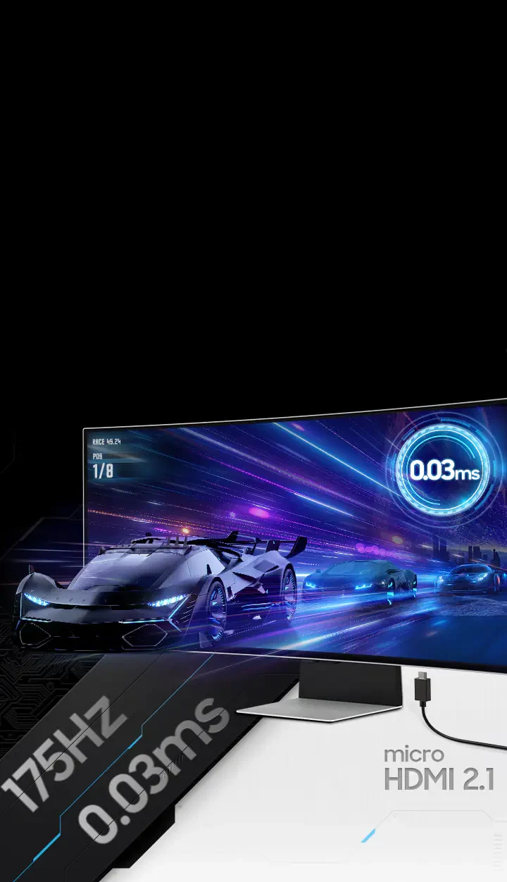 Màn Hình Samsung Odyssey OLED G8 G85SB LS34BG850SEXXV - 34 inch - UWQHD - OLED Cong - 175HZ - New