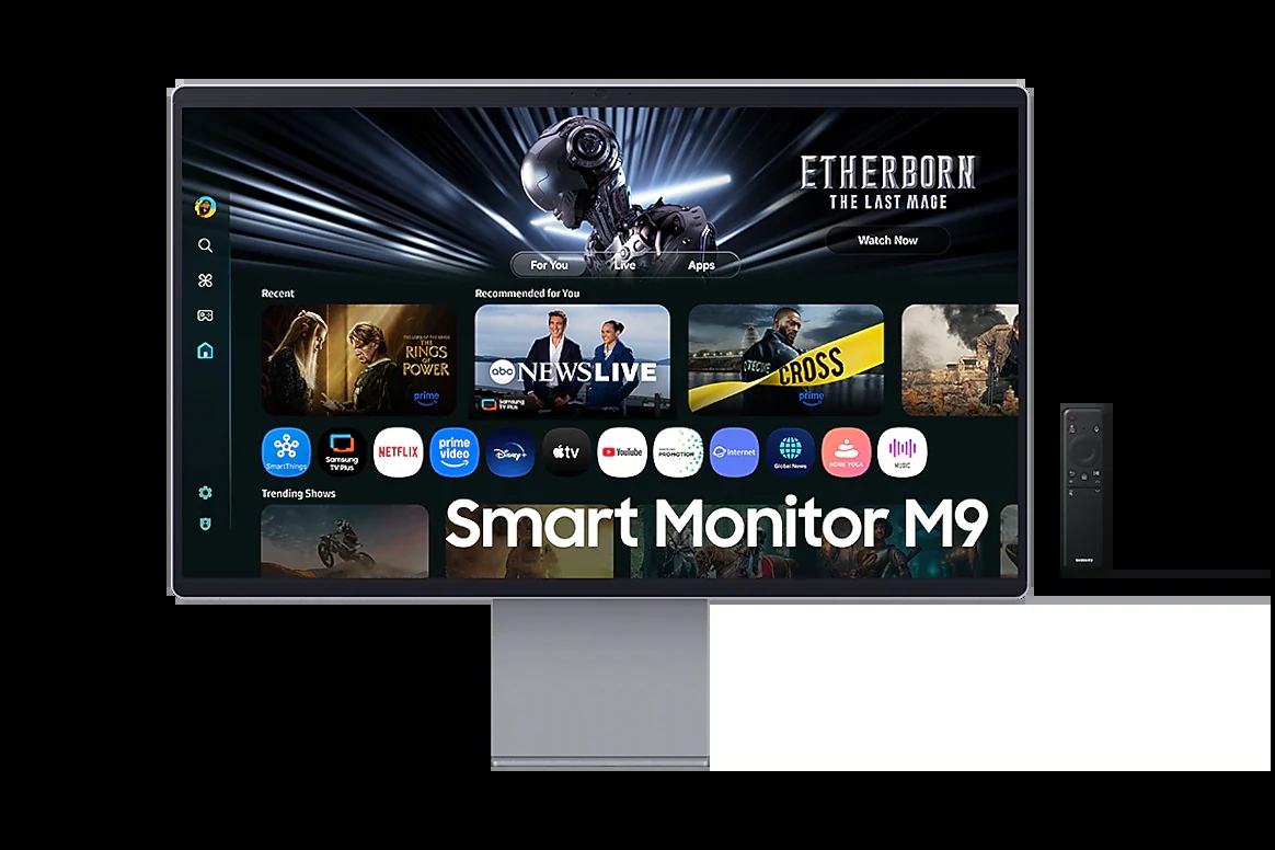 Màn Hình Samsung Smart Monitor M9 M90SF LS32FM902SEXXV - 32 inch - 4K UHD - OLED - 165HZ - New