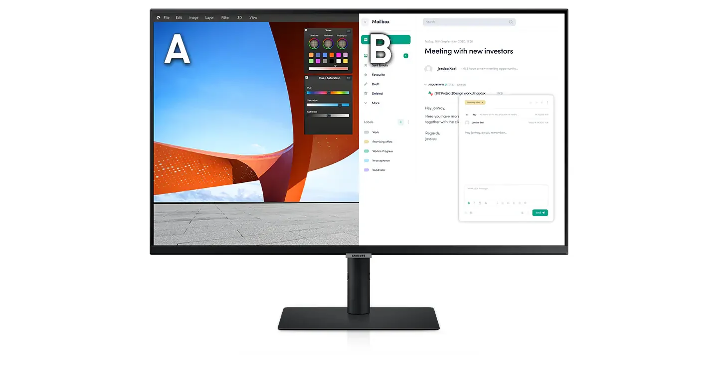 Màn Hình Samsung ViewFinity S8 S80PB LS27B800PXEXXV - 27 inch - 4K UHD - IPS - 60HZ - New