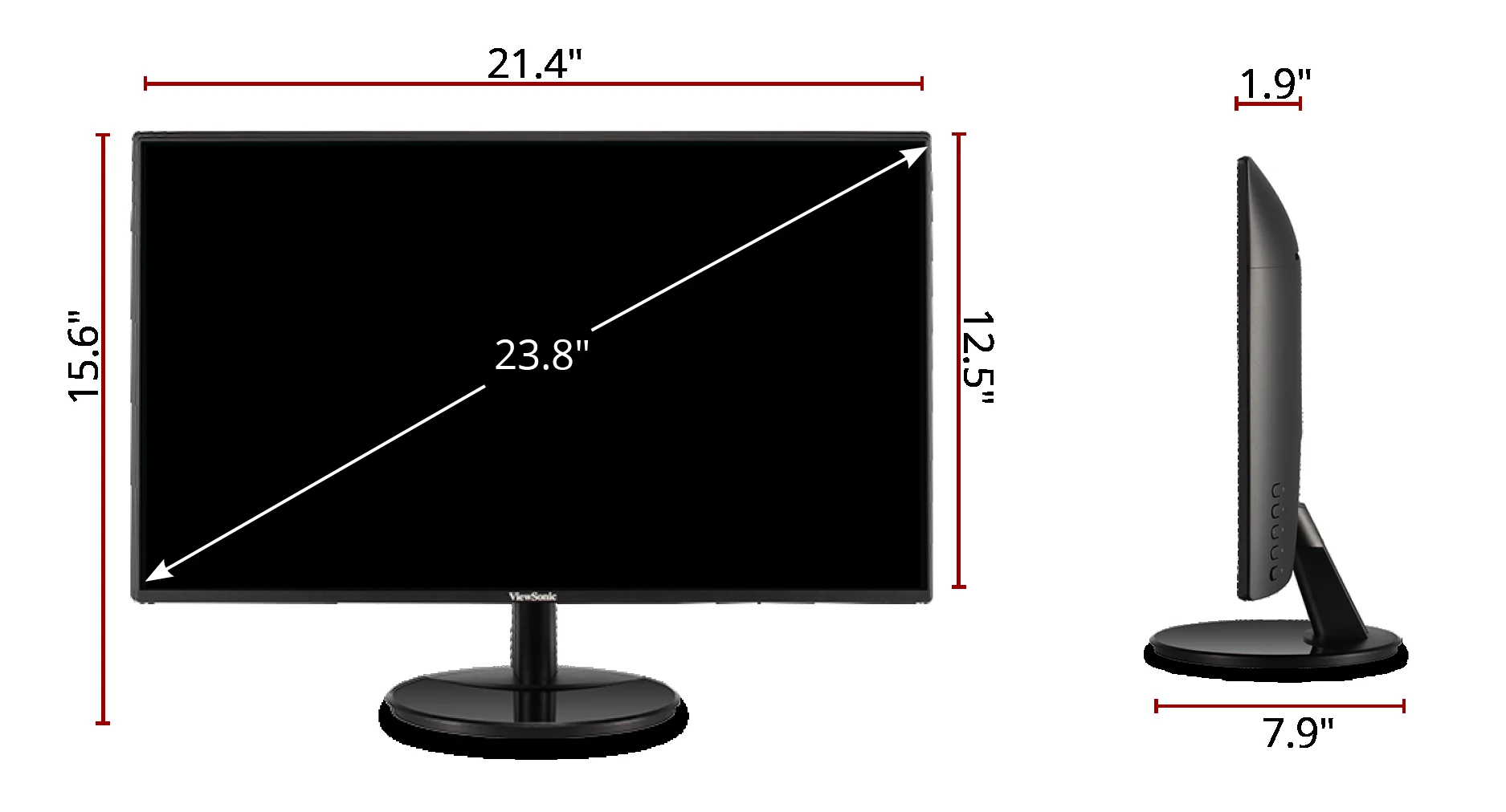 Màn hình ViewSonic VA2459-SMH - 24 inch - FHD - IPS - 75HZ - New