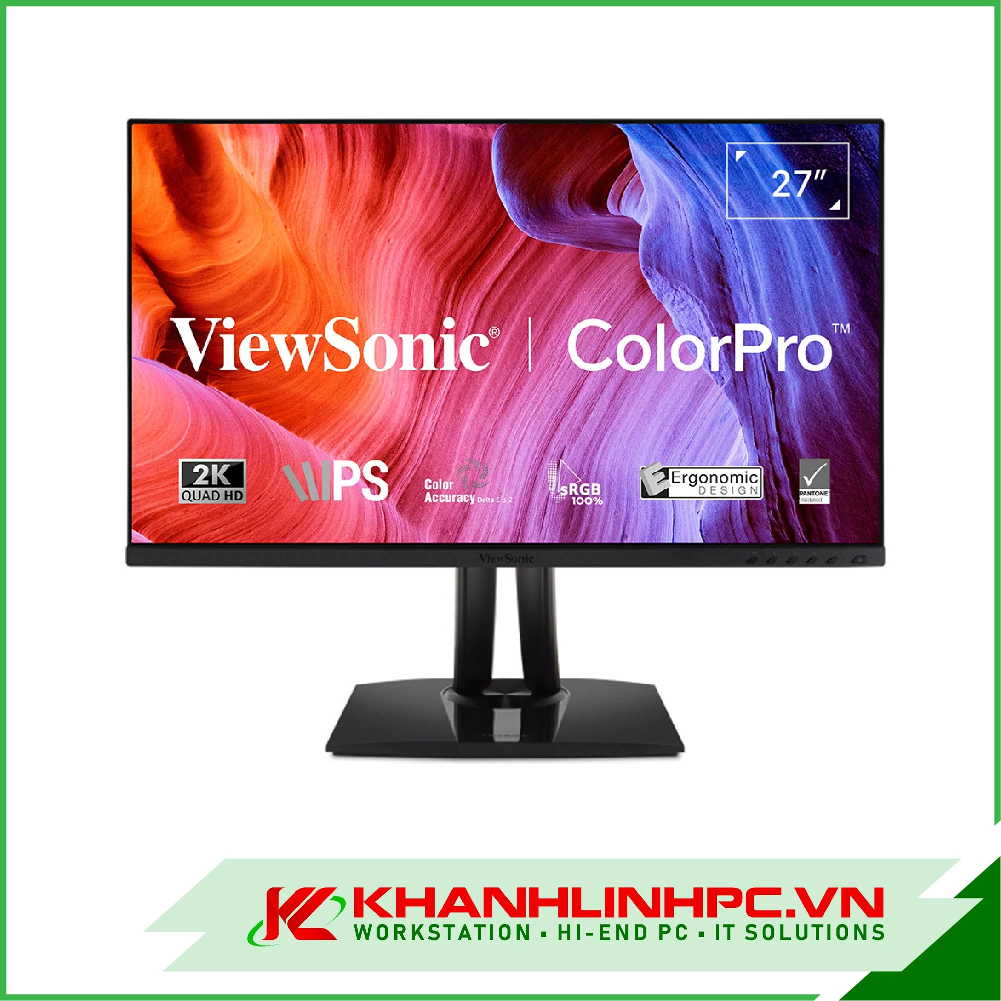 Màn hình ViewSonic VG2756-2K - 27 inch - QHD - IPS - 60HZ - New