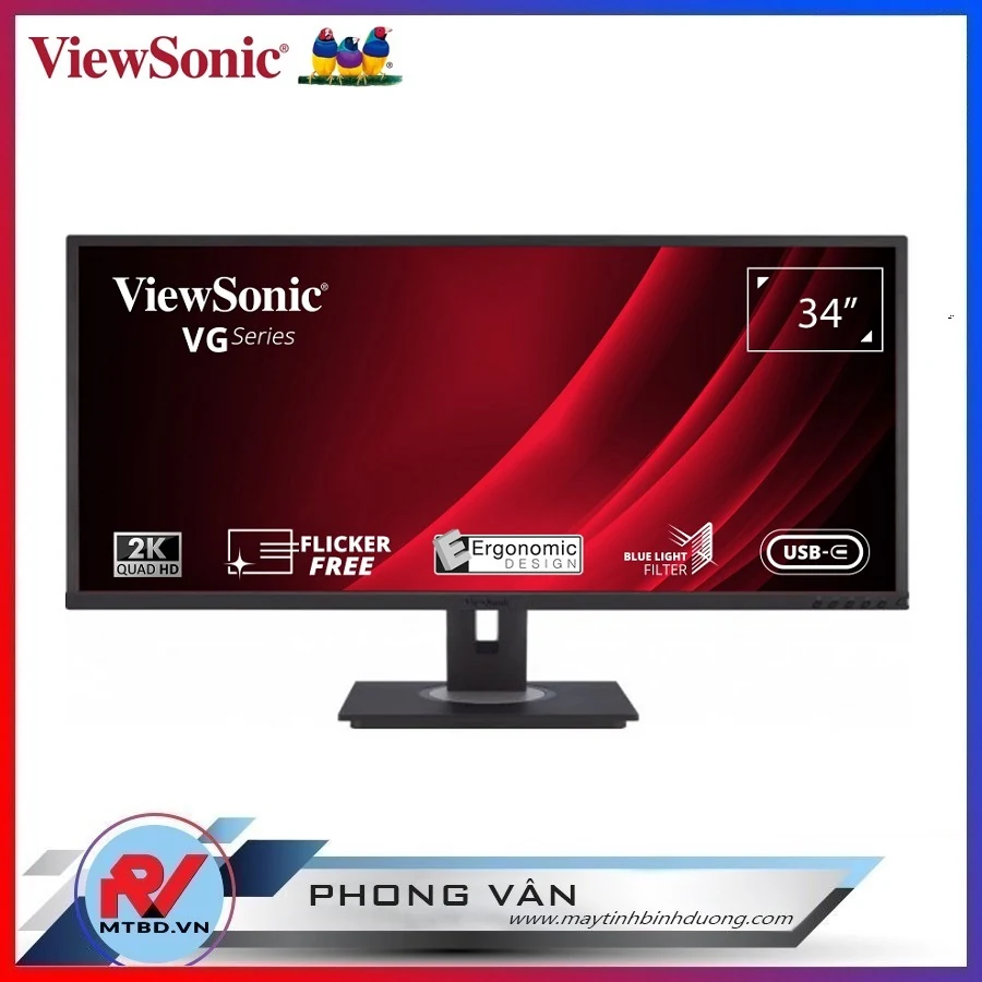 Màn hình ViewSonic VG3456 - 34 inch - WQHD - IPS - 60HZ - New
