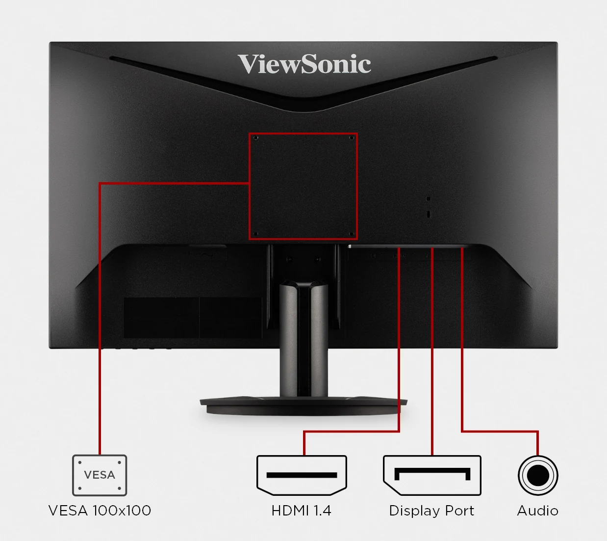 Màn hình ViewSonic VX2416 - 24 inch - FHD - IPS - 100HZ - New