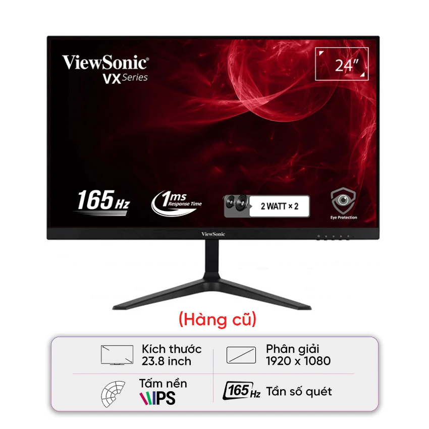 Màn hình ViewSonic VX2418-P-MHD - 24 inch - FHD - IPS - 165HZ - New