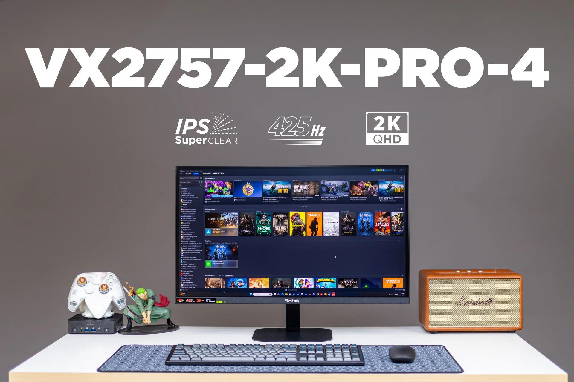Màn hình ViewSonic VX2757-2K-PRO-4 - 27 inch - QHD - IPS - 425HZ - New