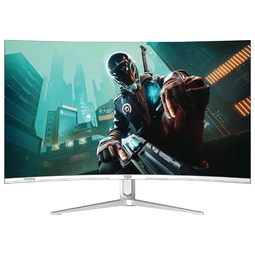 Màn hình VSP CM3203W White - 31,5 inch - FHD - VA Cong - 75HZ - New