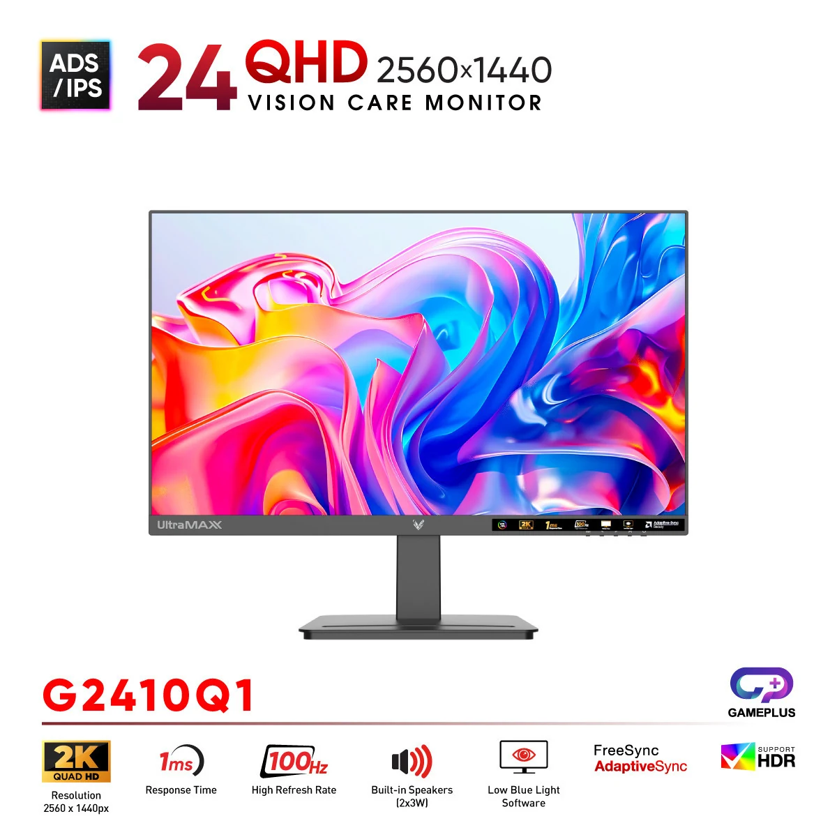 Màn hình VSP G2410Q1 - 23,8 inch - QHD - IPS - 100HZ - New