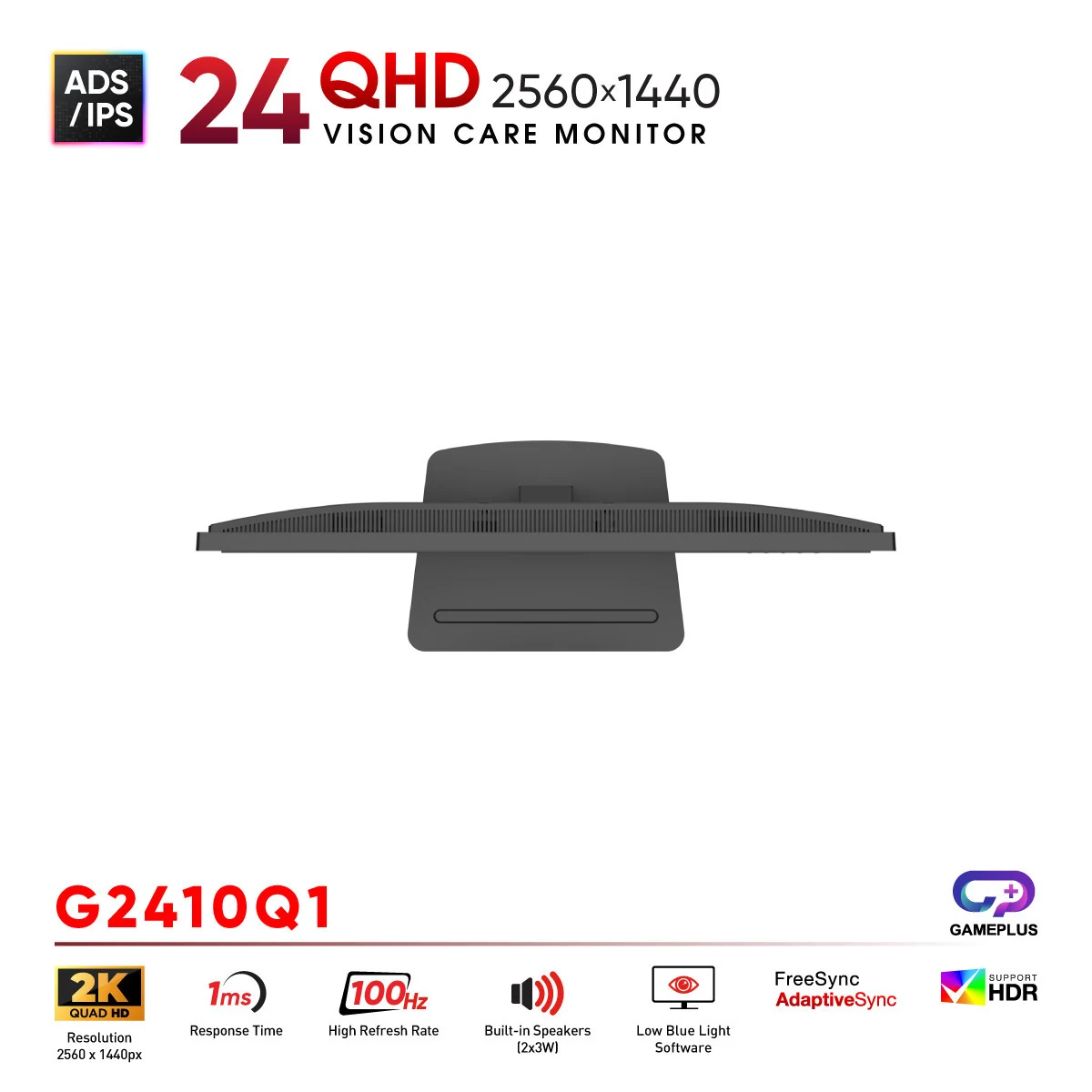 Màn hình VSP G2410Q1 - 23,8 inch - QHD - IPS - 100HZ - New